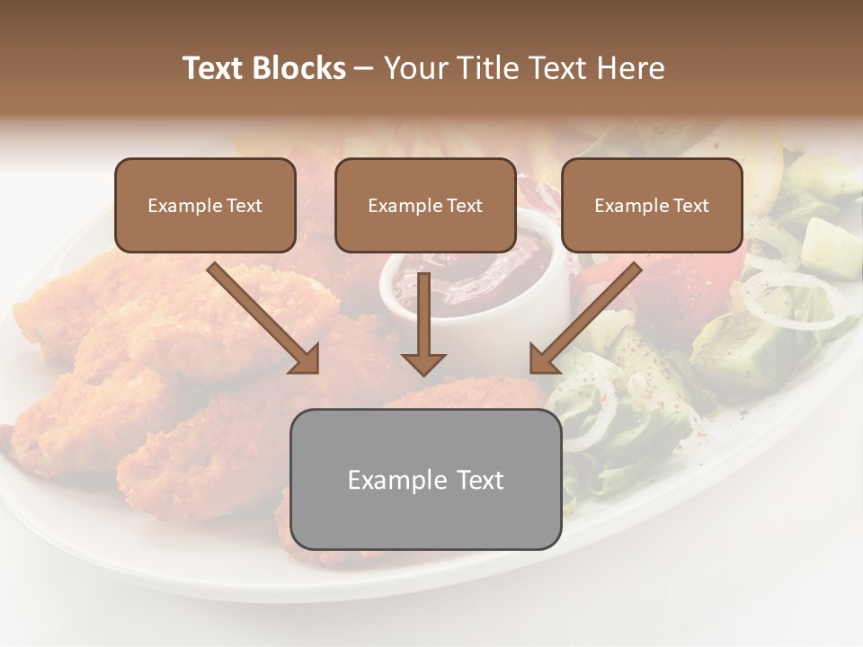 Objects Food Plate PowerPoint Template