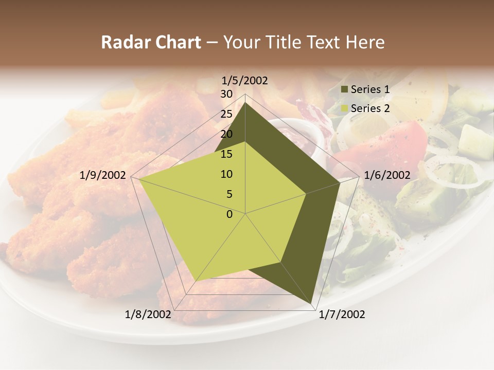Objects Food Plate PowerPoint Template