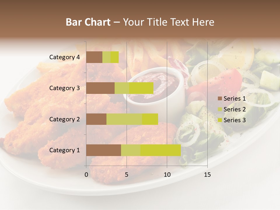 Objects Food Plate PowerPoint Template