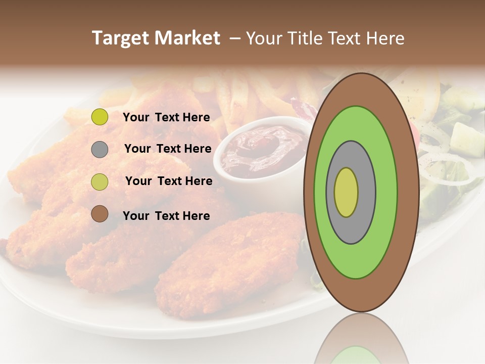 Objects Food Plate PowerPoint Template