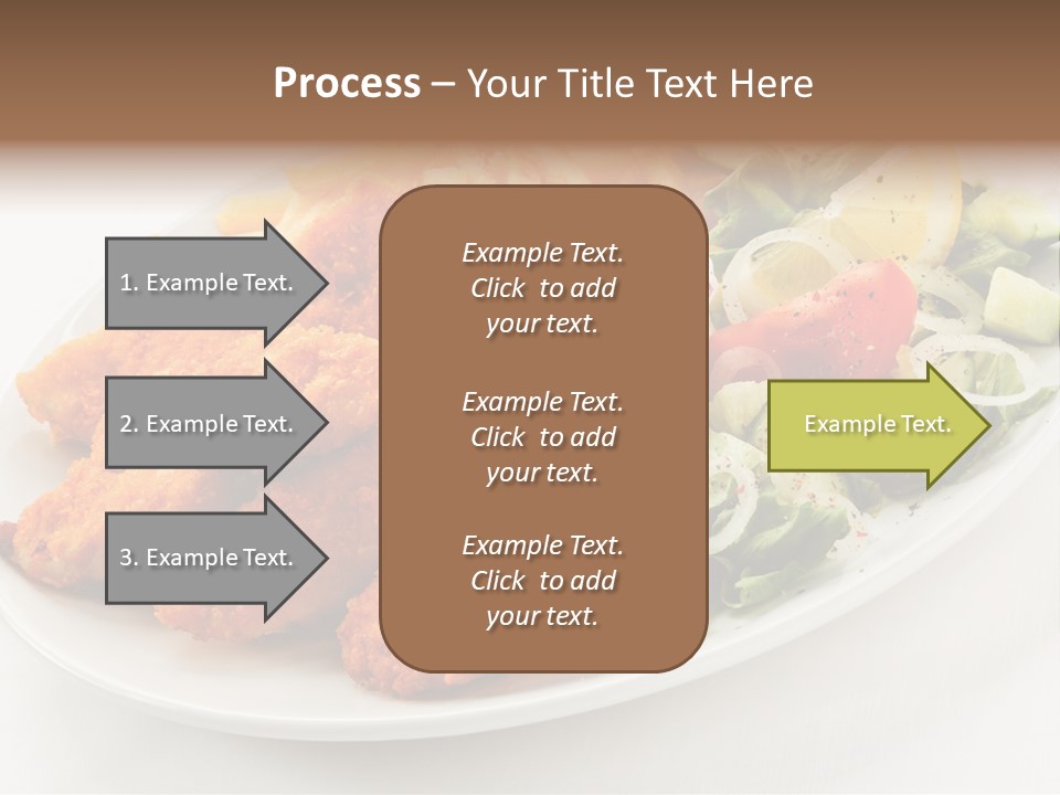 Objects Food Plate PowerPoint Template