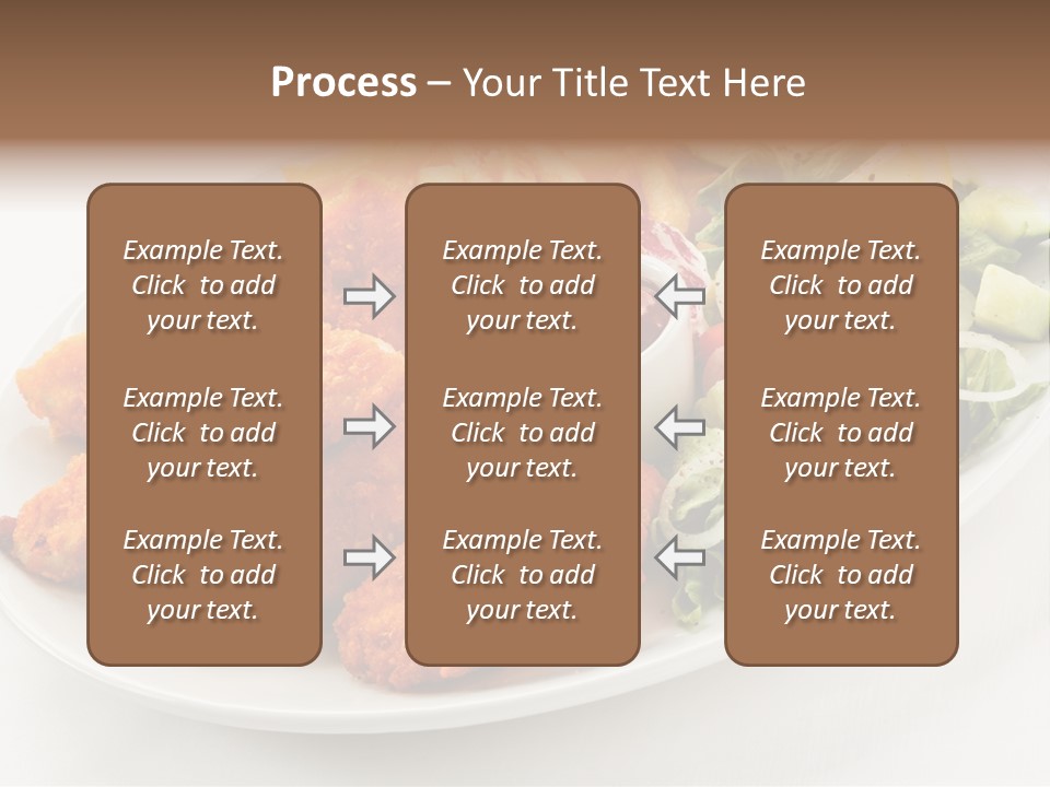 Objects Food Plate PowerPoint Template
