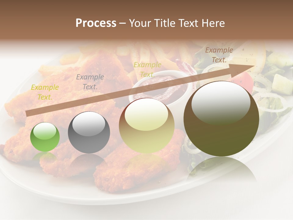 Objects Food Plate PowerPoint Template
