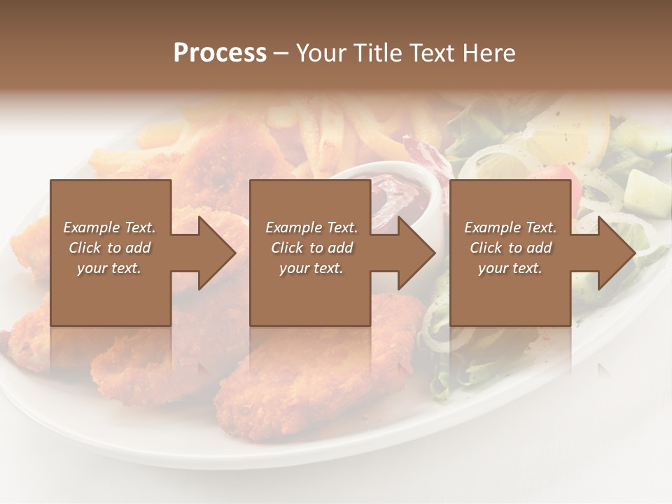 Objects Food Plate PowerPoint Template