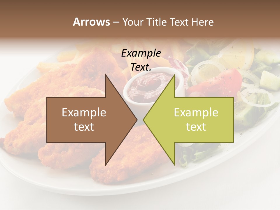 Objects Food Plate PowerPoint Template
