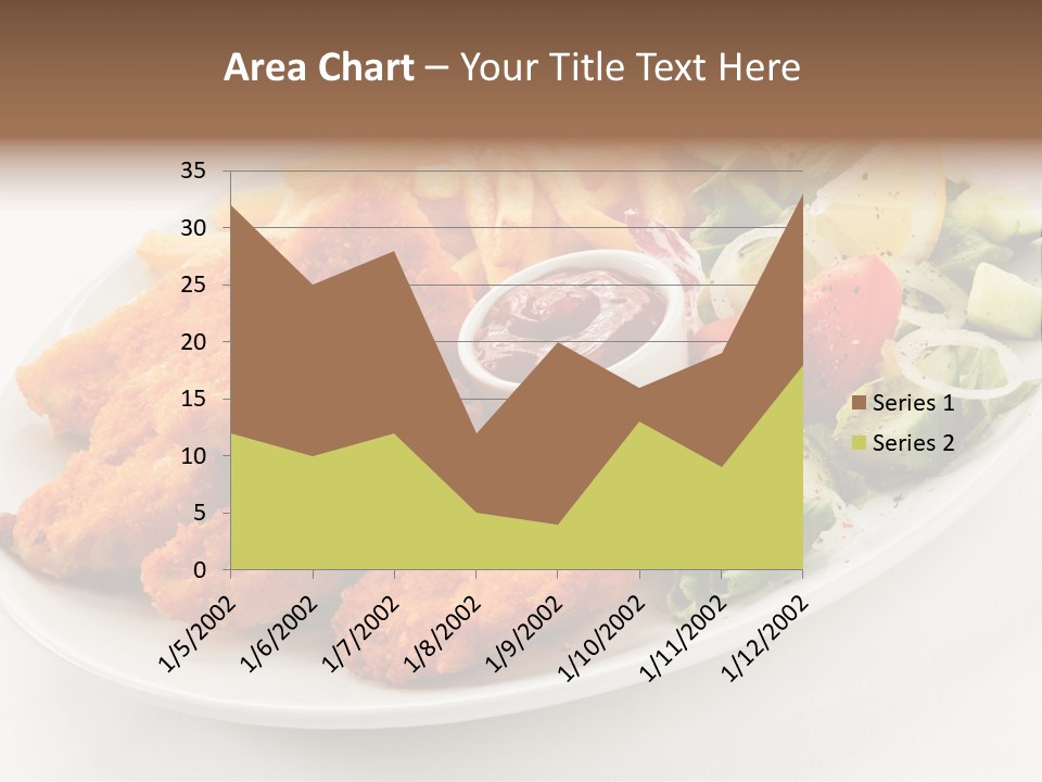 Objects Food Plate PowerPoint Template