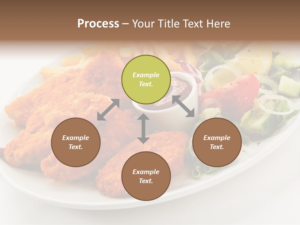 Objects Food Plate PowerPoint Template