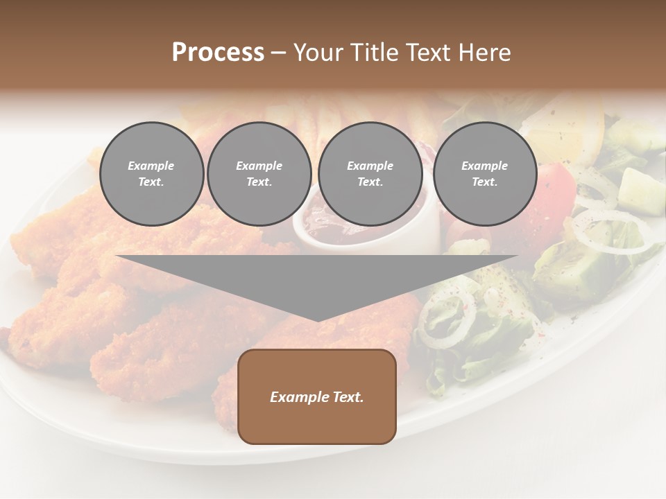 Objects Food Plate PowerPoint Template