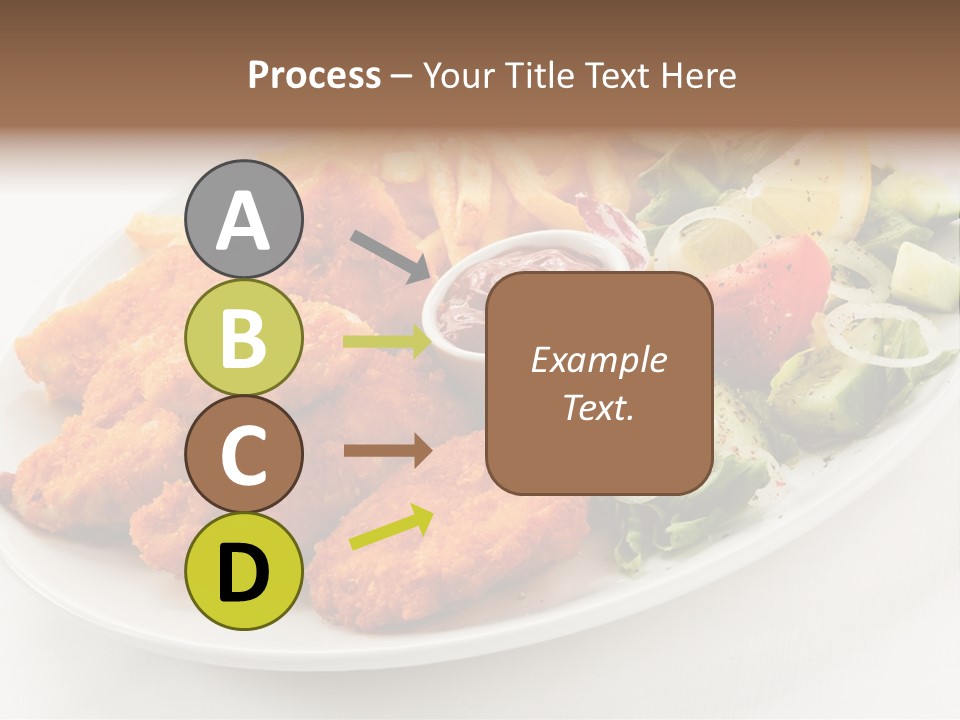 Objects Food Plate PowerPoint Template