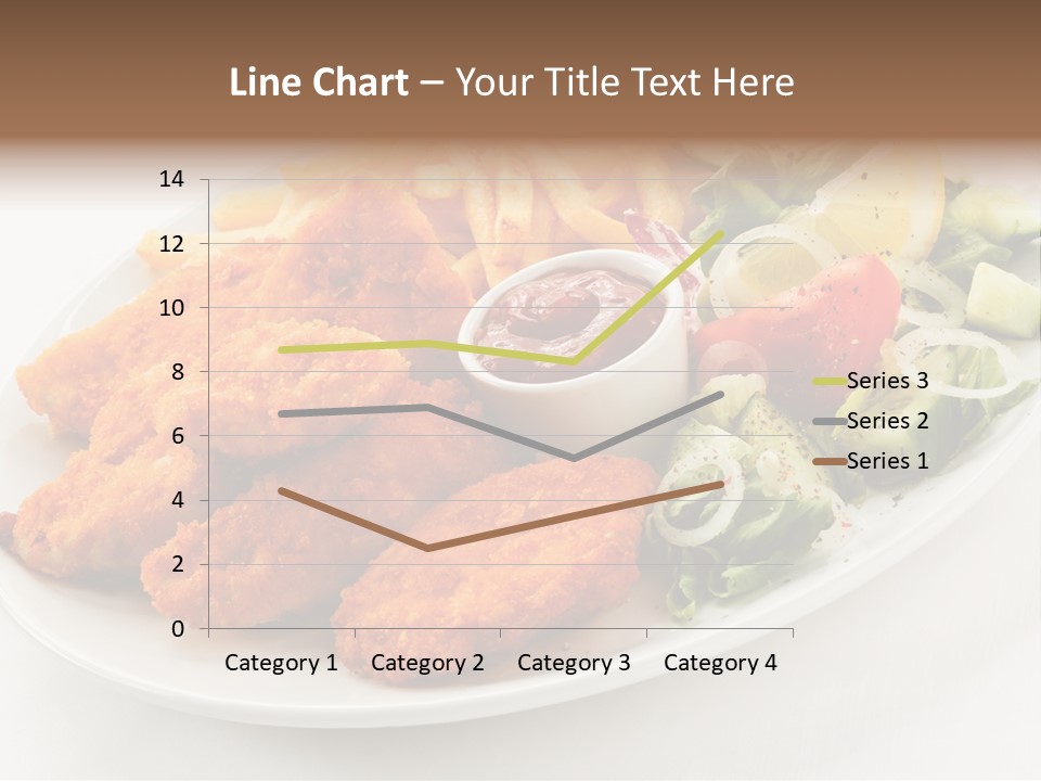 Objects Food Plate PowerPoint Template