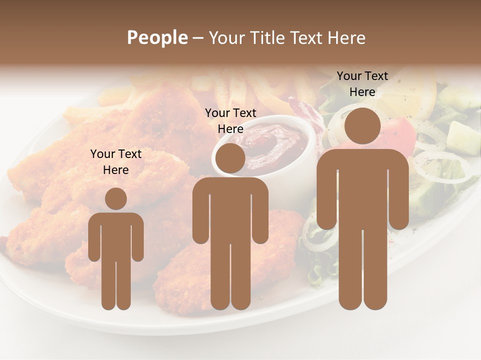 Objects Food Plate PowerPoint Template