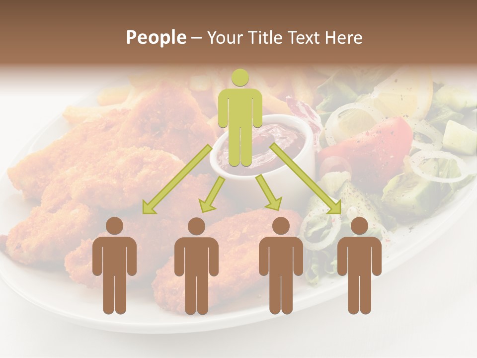 Objects Food Plate PowerPoint Template