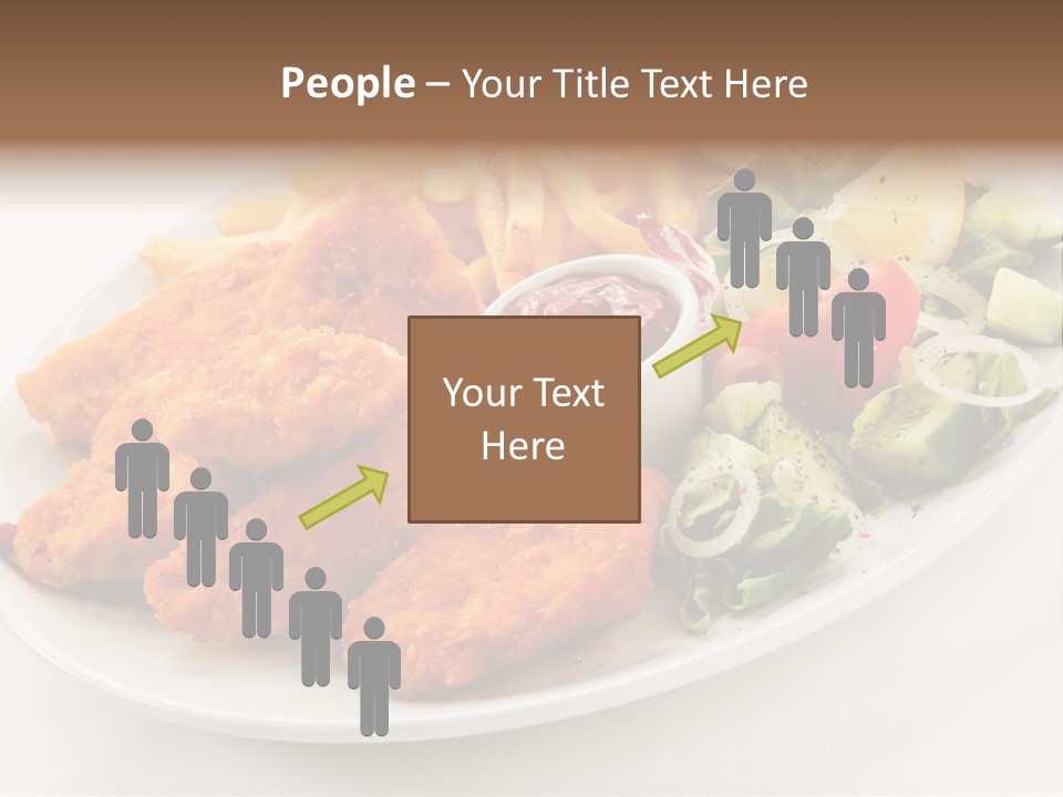Objects Food Plate PowerPoint Template