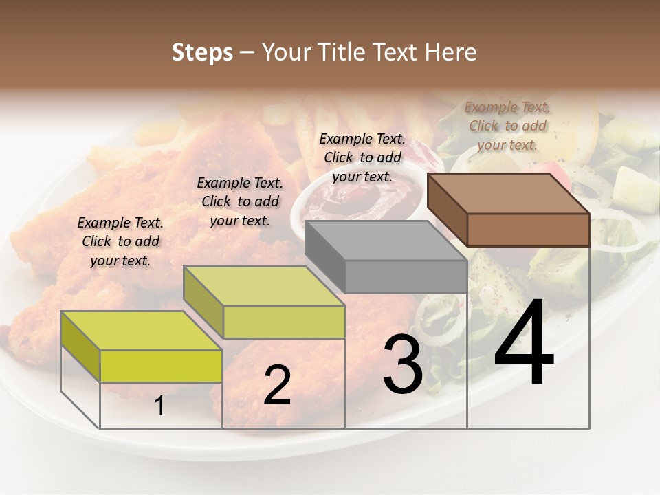 Objects Food Plate PowerPoint Template