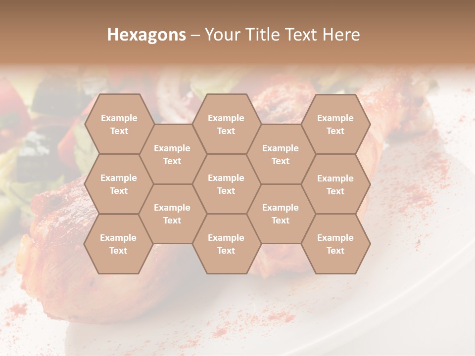 Garnish Fried Plate PowerPoint Template