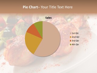 Garnish Fried Plate PowerPoint Template