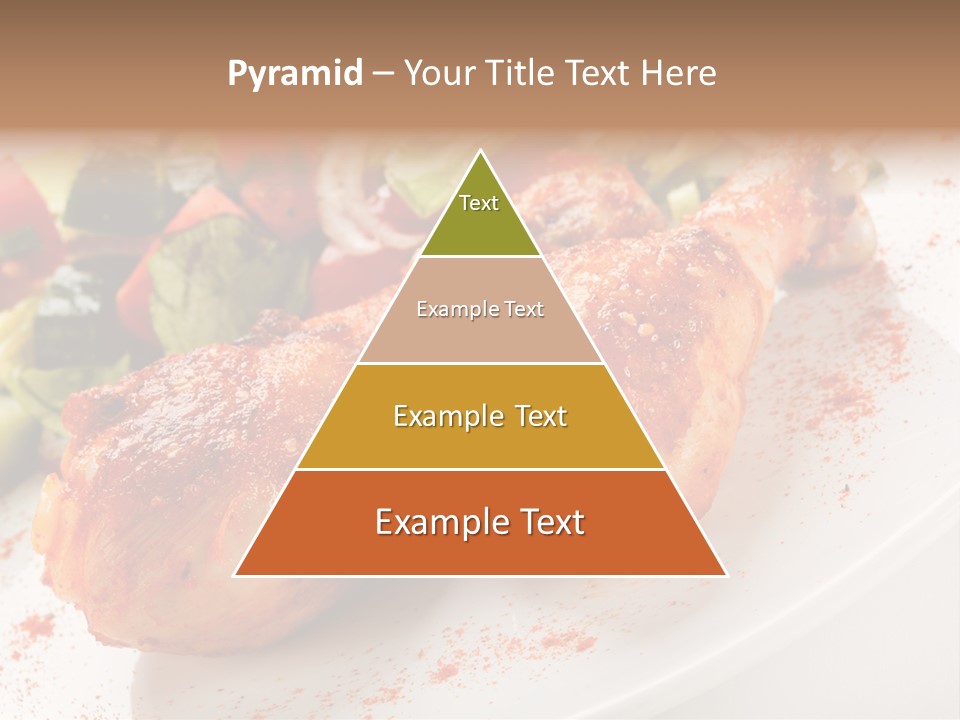 Garnish Fried Plate PowerPoint Template