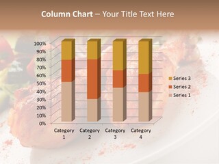 Garnish Fried Plate PowerPoint Template