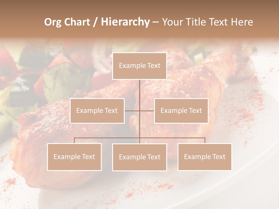 Garnish Fried Plate PowerPoint Template