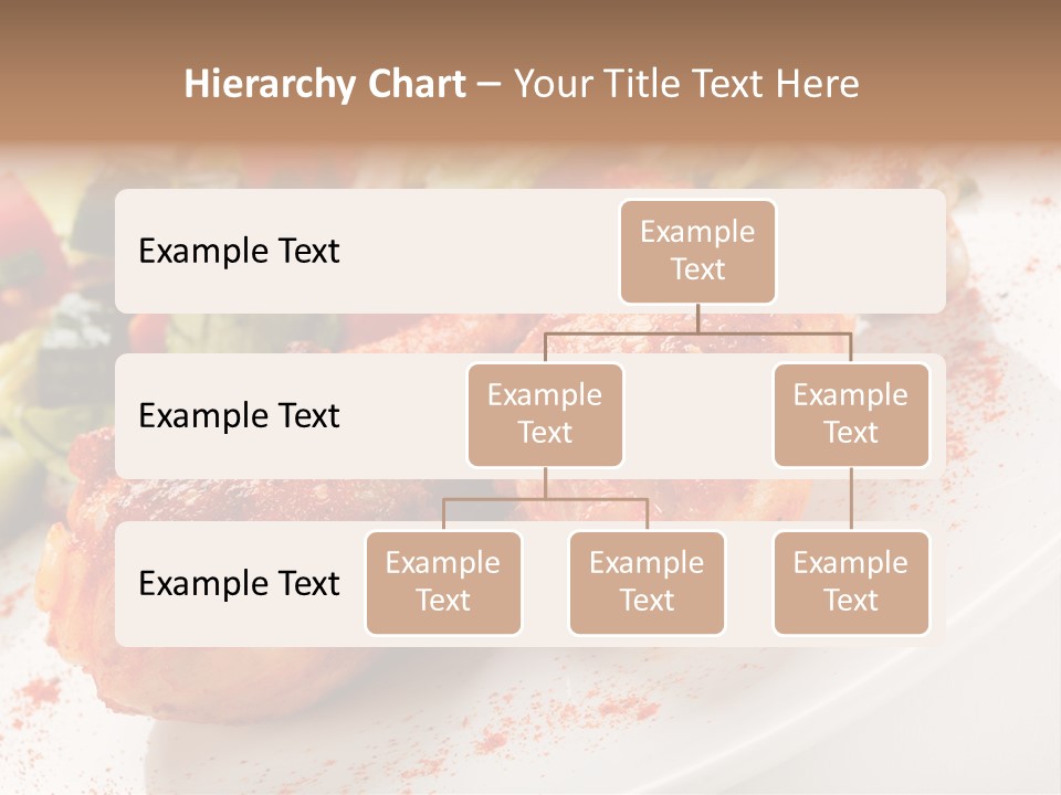 Garnish Fried Plate PowerPoint Template
