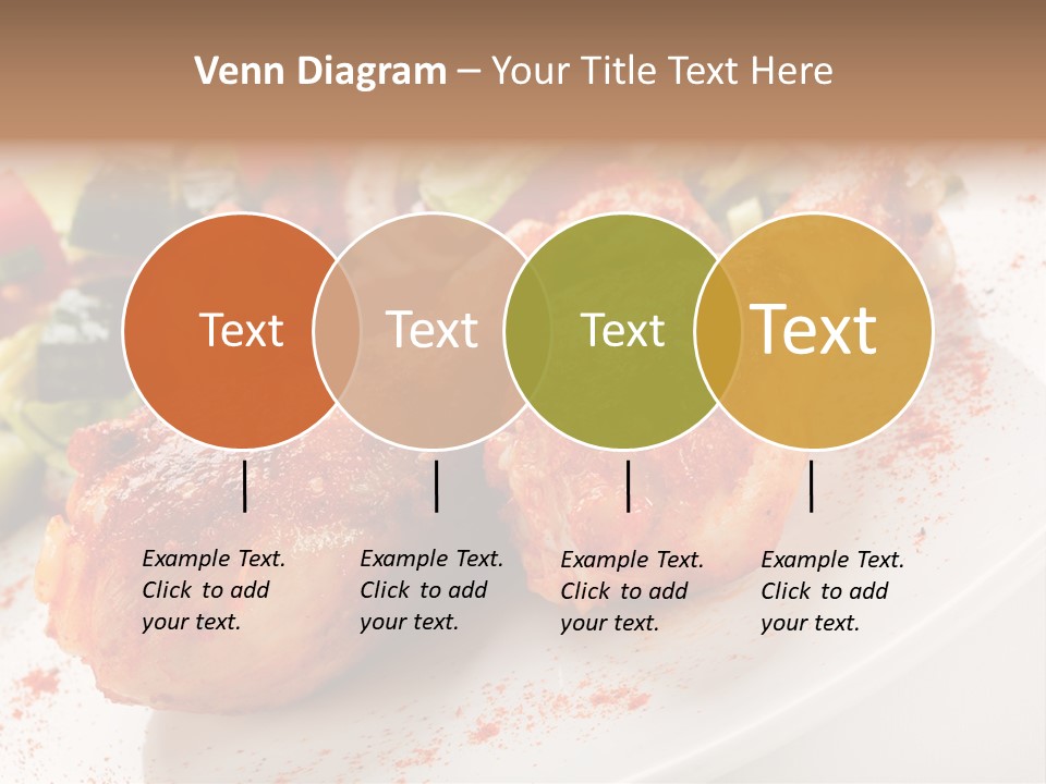 Garnish Fried Plate PowerPoint Template