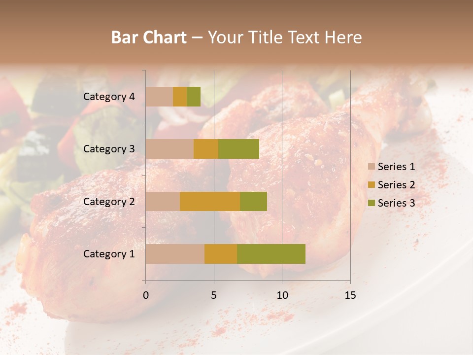 Garnish Fried Plate PowerPoint Template