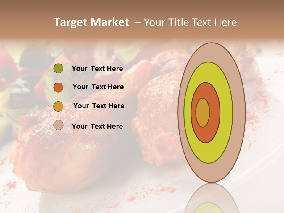 Garnish Fried Plate PowerPoint Template