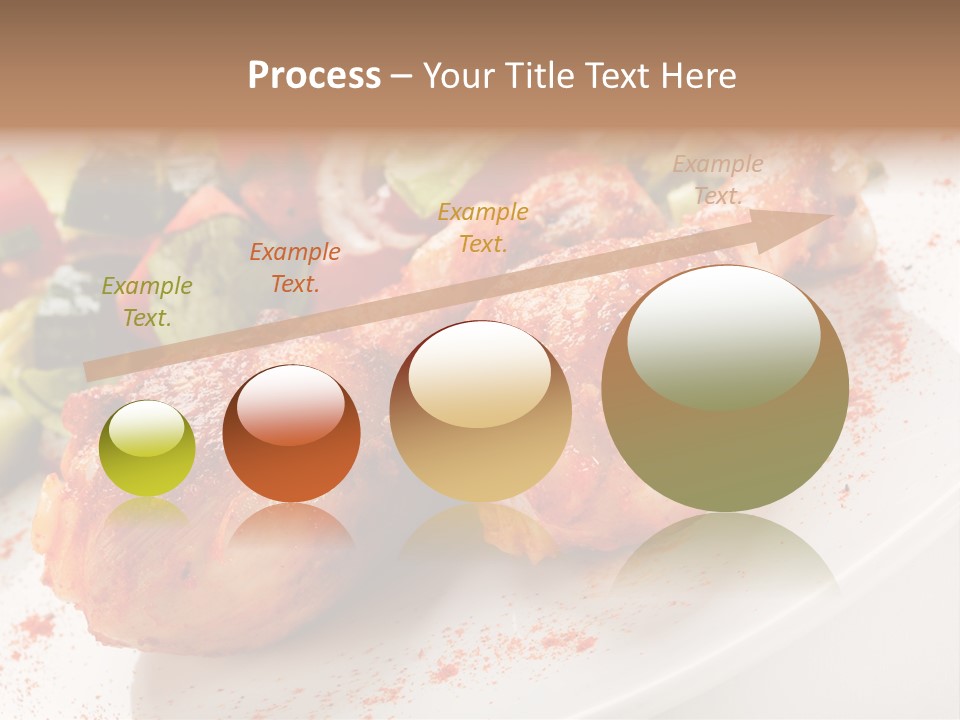 Garnish Fried Plate PowerPoint Template