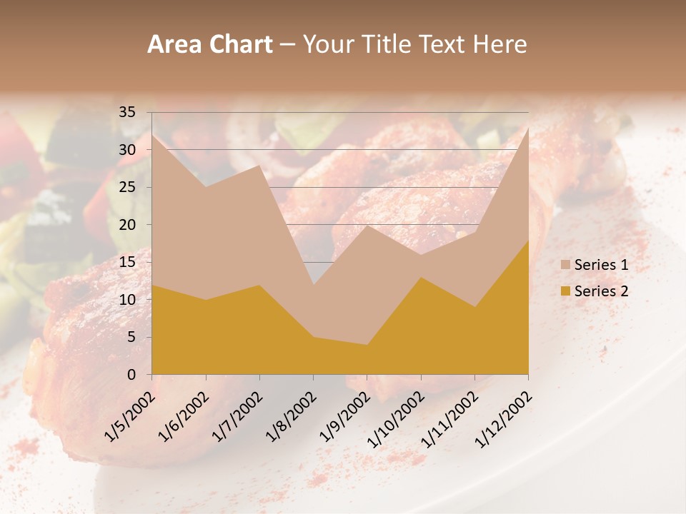 Garnish Fried Plate PowerPoint Template