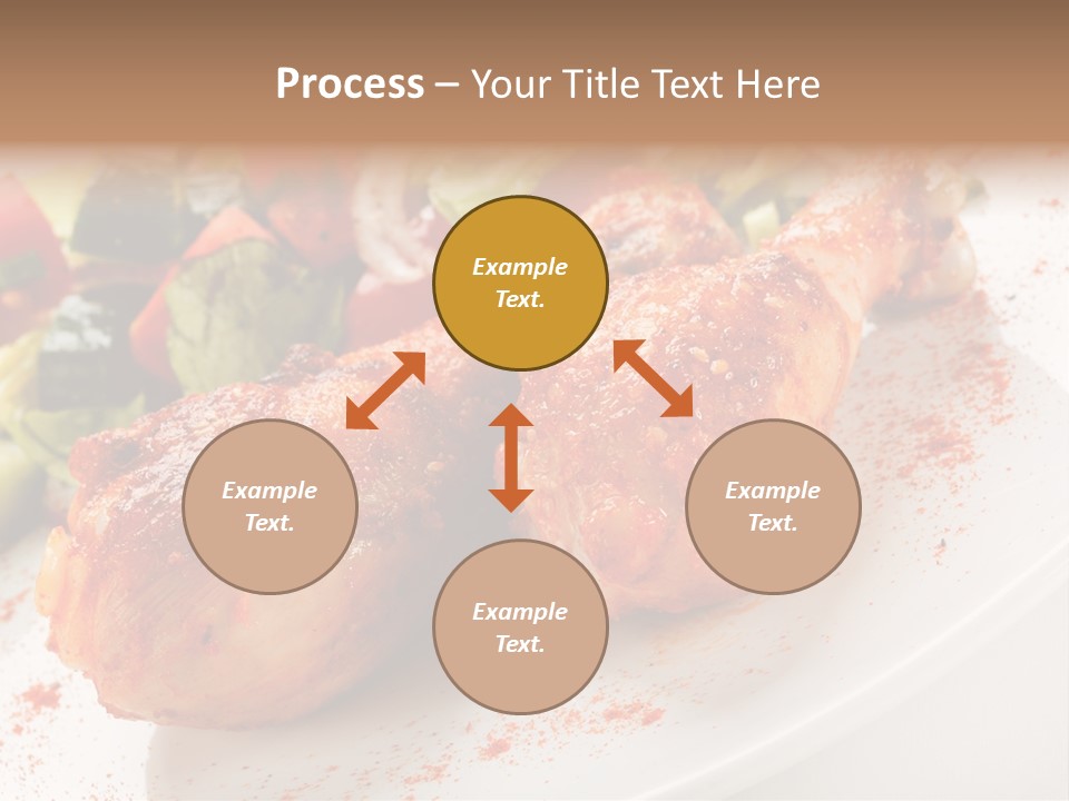 Garnish Fried Plate PowerPoint Template