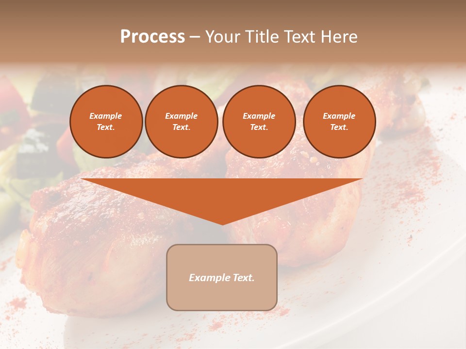 Garnish Fried Plate PowerPoint Template