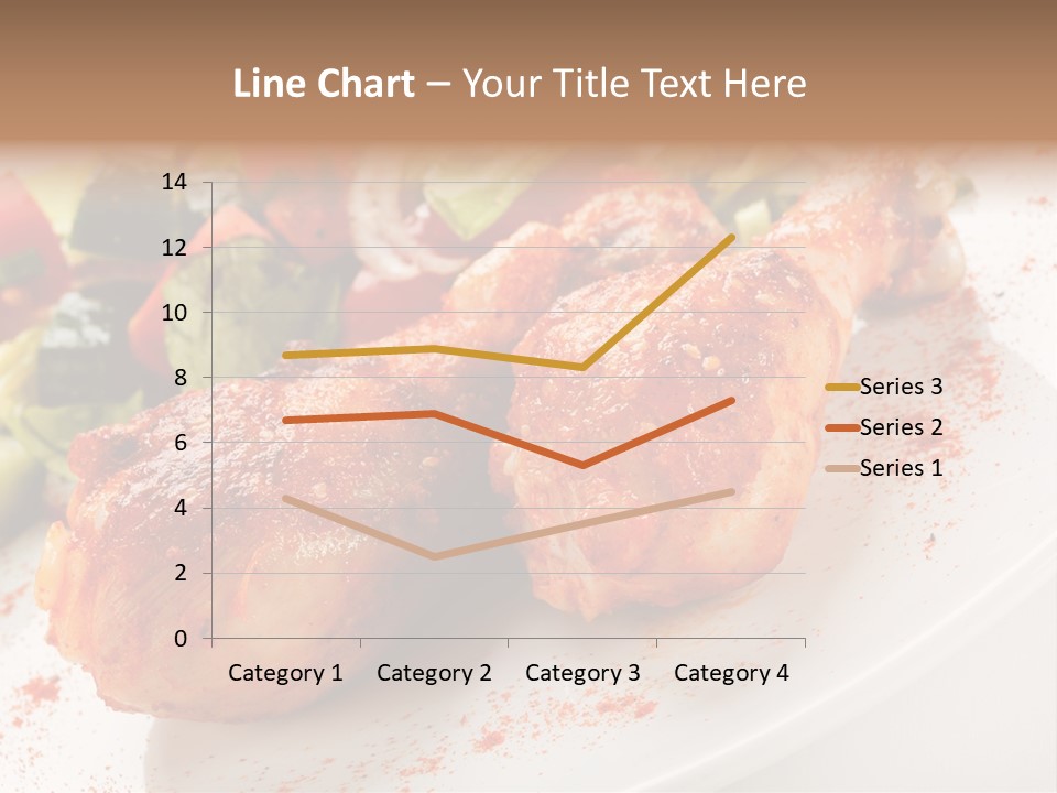 Garnish Fried Plate PowerPoint Template