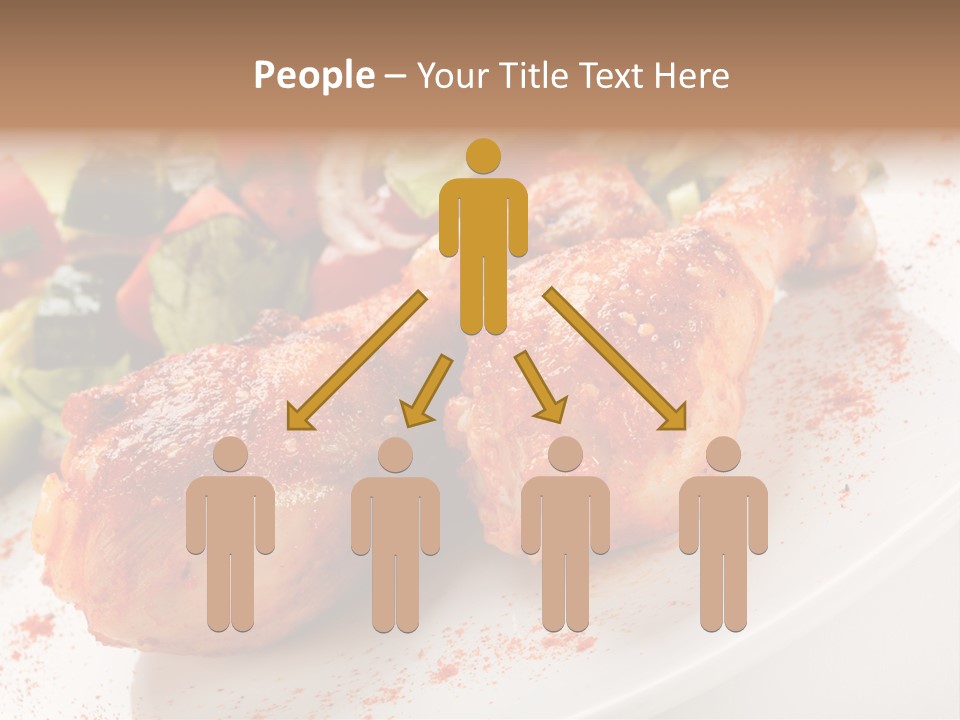 Garnish Fried Plate PowerPoint Template