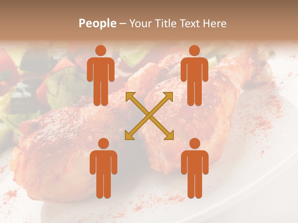 Garnish Fried Plate PowerPoint Template