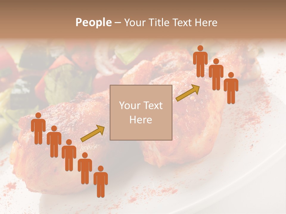 Garnish Fried Plate PowerPoint Template