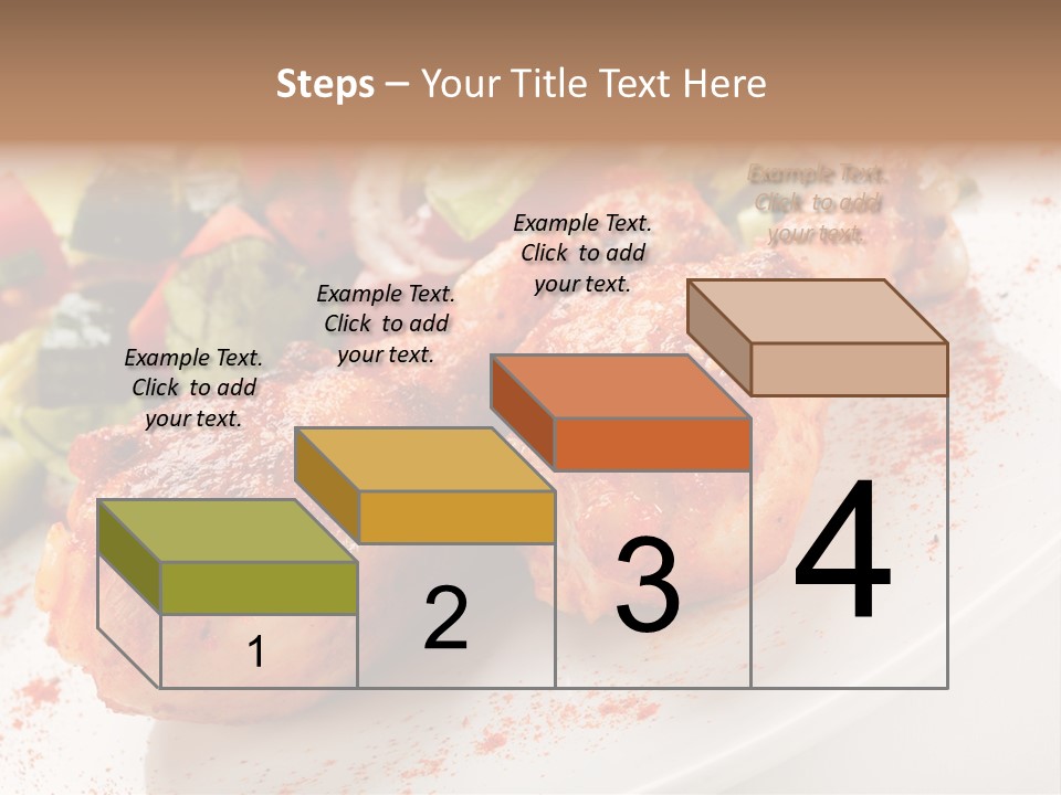 Garnish Fried Plate PowerPoint Template