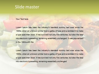 Dinner Meat Chicken PowerPoint Template