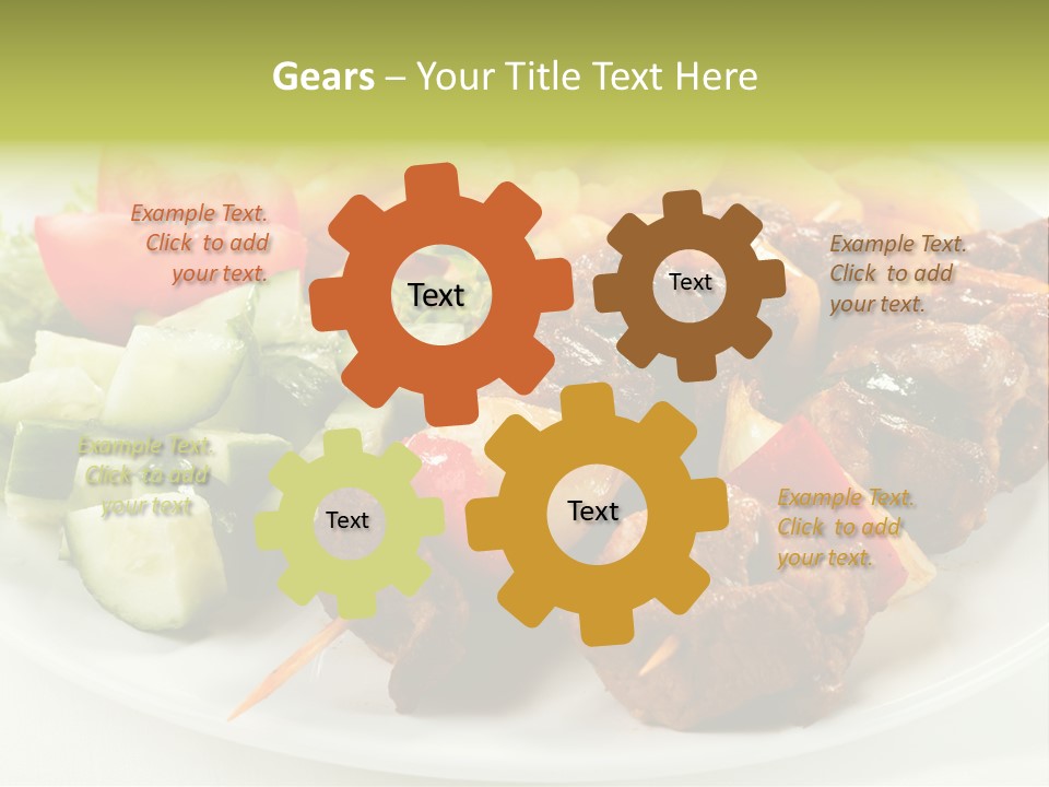 Dinner Meat Chicken PowerPoint Template