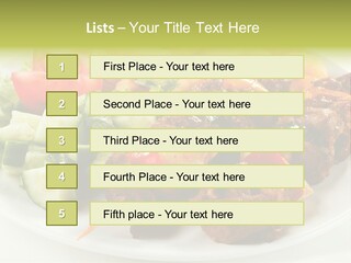 Dinner Meat Chicken PowerPoint Template