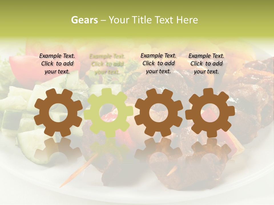 Dinner Meat Chicken PowerPoint Template