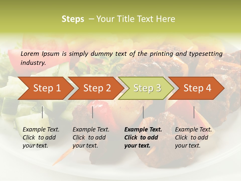 Dinner Meat Chicken PowerPoint Template