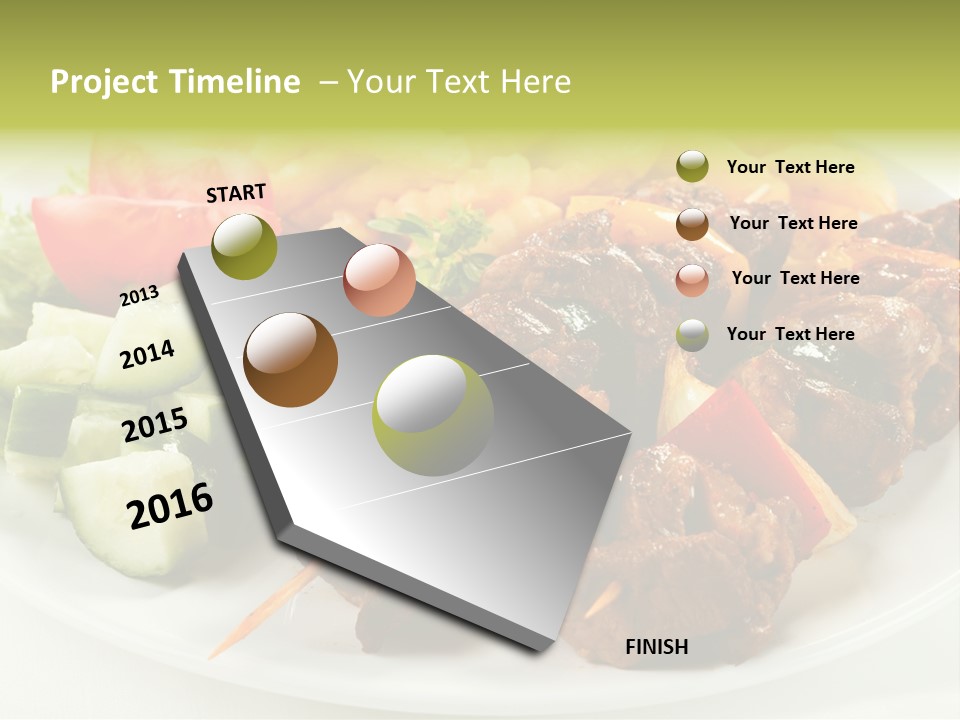 Dinner Meat Chicken PowerPoint Template