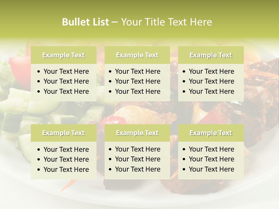 Dinner Meat Chicken PowerPoint Template