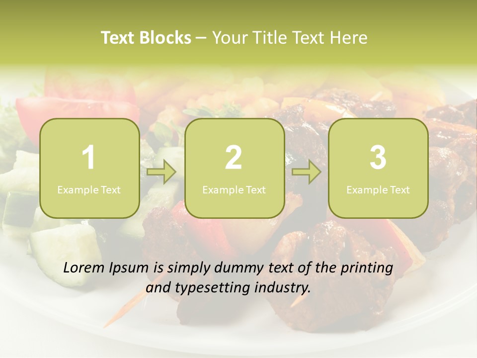 Dinner Meat Chicken PowerPoint Template