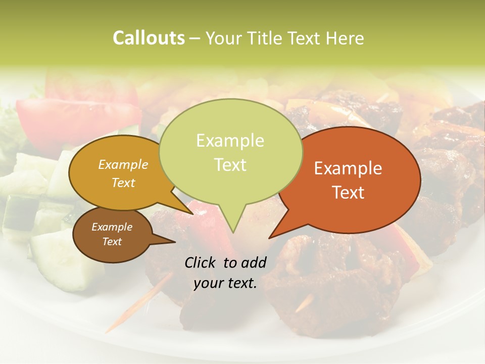 Dinner Meat Chicken PowerPoint Template