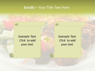 Dinner Meat Chicken PowerPoint Template