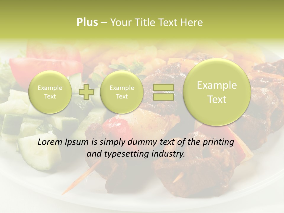 Dinner Meat Chicken PowerPoint Template