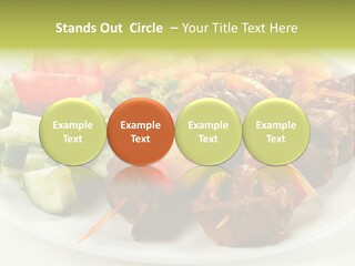 Dinner Meat Chicken PowerPoint Template