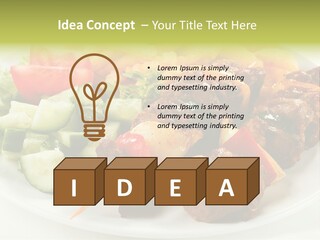 Dinner Meat Chicken PowerPoint Template