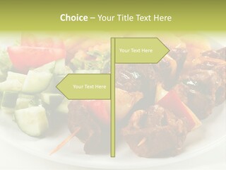 Dinner Meat Chicken PowerPoint Template